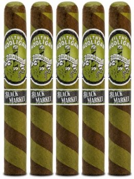 Alec Bradley Black Market Filthy Ghooligan Barber Pole Toro 5-Pack