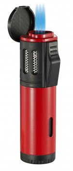 Artemis Triple Flame Torch Lighter Red
