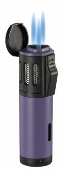 Artemis Triple Torch Flame Lighter Purple