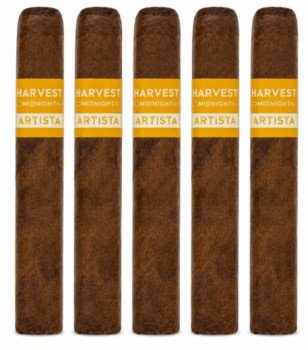Artista Harvest Midnight Box Press Robusto 5-Pack