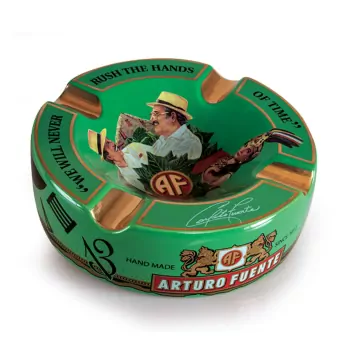 Arturo Fuente Hands of Time Green Ashtray