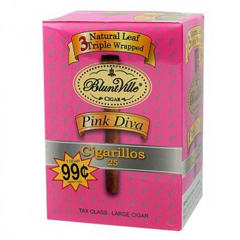 Bluntville Triple Wrapped Pink Diva