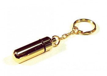 Bullet Key Chain Cutter Gold