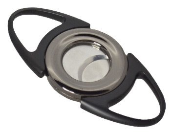 Bullseye Gunmetal Double Guillotine Cigar Cutter