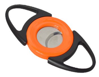 Bullseye Orange Double Guillotine Cigar Cutter