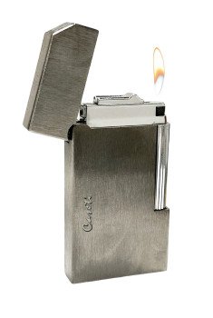 Caseti Windsor Traditional Flame Flint Lighter Brushed Gunmetal