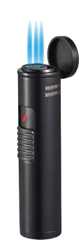 Cobra Triple Flame Cigar Lighter - Black