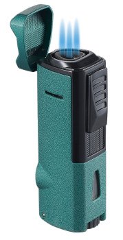 Colonel Triple Flame Torch Lighter - Green
