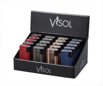 Concave Color Retail Prepack - 20 Cigar Lighters
