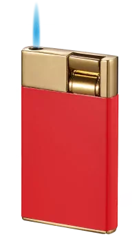 Cougar Single Flame Cigar Lighter - Red & Gold