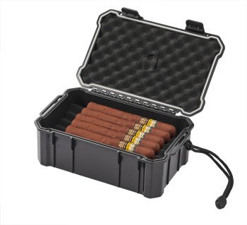 Crown-15 Count Plastic Travel Humidor