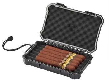 Crown-5 Count Plastic Travel Humidor