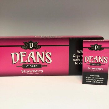 Dean's Filtered Cigars Strawberry 100's