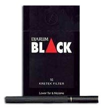 Djarum Filtered Clove Cigars Black