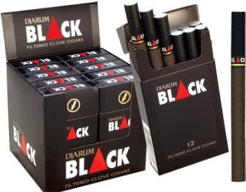 Djarum Filtered Clove Cigars Black
