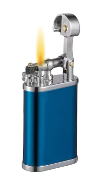 Elegance Blue Soft Flame Flint Lighter