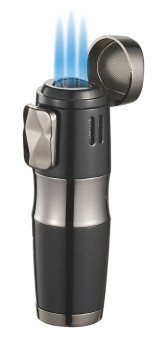 Epicron Triple Flame Black Cigar Lighter