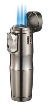 Epicron Triple Flame Gunmetal Cigar Lighter