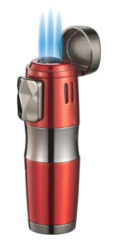 Epicron Triple Flame Red Cigar Lighter