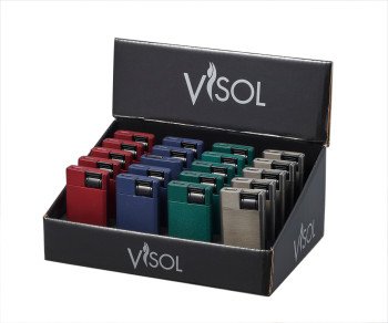 Flatso Color Retail Prepack - 20 Cigar Lighters