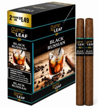 Garcia y Vega Game Leaf Cigarillos Black Russian 2 for $1.49