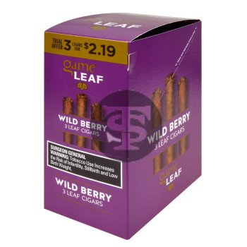 Garcia y Vega Game Leaf Cigarillos Wild Berry
