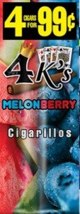 Good Times Cigarillos 4 Kings Melon Berry