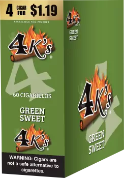 Good Times 4 Kings Cigarillos Green Sweet