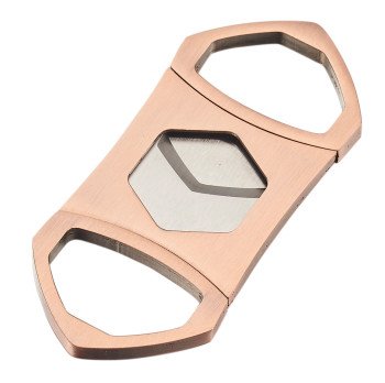 Hex Double Guillotine Cigar Cutter - Bronze