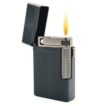 Hubbard Barley Soft Flame and Torch Flame Flint Lighter - Black