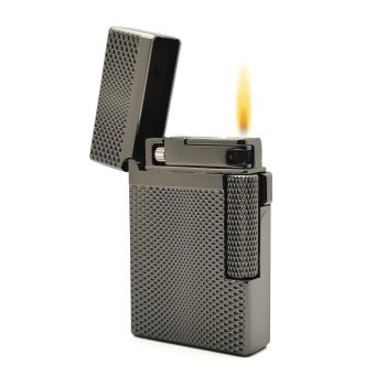 Hubbard Barley Soft Flame and Torch Flame Flint Lighter - Gunmetal