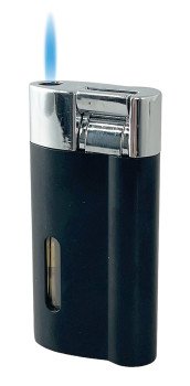 Iguana Single Torch Flame Lighter - Black