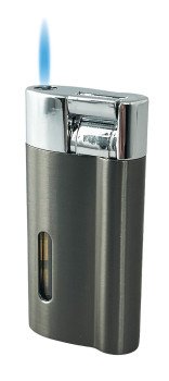 Iguana Single Torch Flame Lighter - Gunmetal