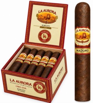 La Aurora 1985 USA Robusto Maduro