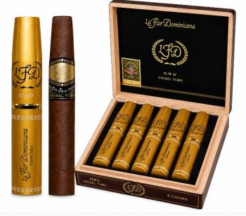 La Flor Dominicana Oro Chisel Tubo