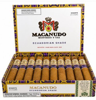 Macanudo Ecuadorian Shade Gigante