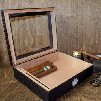 Marvel Diamond Pattern Leather Humidor