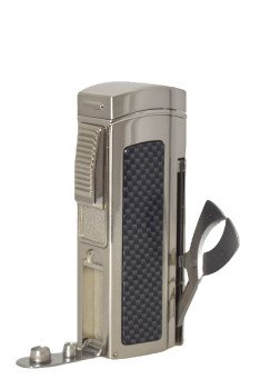 Maui Quad Flame Table Lighter - Nickel