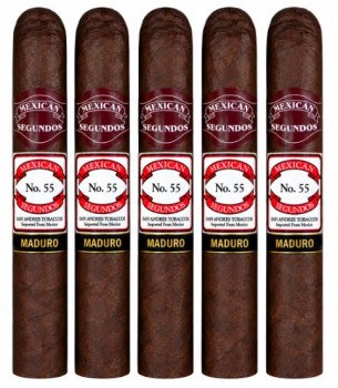 Mexican Segundos Maduro No. 55 5-Pack
