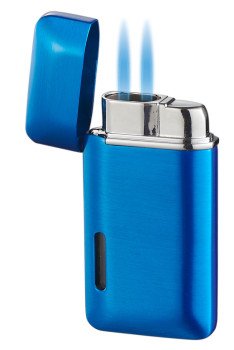 Nevis Dual Torch Cigar Lighter - Blue