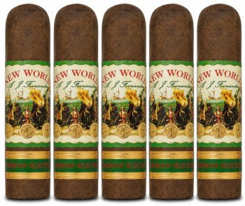 New World Cameroon Short Robusto 5-Pack