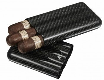 Night II Carbon Fiber Larger Cigar Case