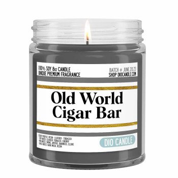 Old World Cigar Bar Candle 8oz