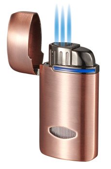 Panda Triple Flame Cigar Lighter - Copper
