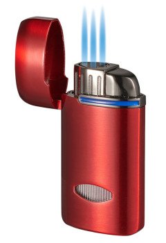 Panda Triple Flame Cigar Lighter - Red