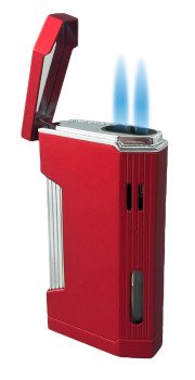 Pelican Dual Torch Flame Lighter - Red