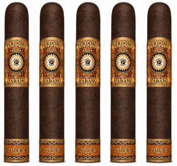Perdomo Habano Bourbon Barrel Aged Maduro Chuchill 5-Pack