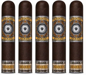 Perdomo Habano Bourbon Barrel Aged Maduro Gordo 5-Pack