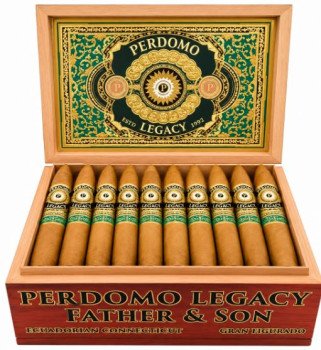 Perdomo Legacy Father & Son Ecuadorian Connecticut Gran Figurado
