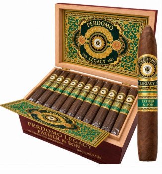 Perdomo Legacy Father & Son Nicaraguan Shade-Grown Gran Figurado